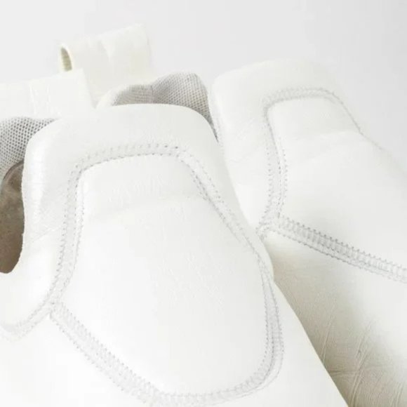 Céline White Stretch Nappa Pull-On Sneakers - Picture 6 of 10